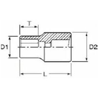 Tengtools - Glas, 1/4, 9mm M140509-C 25670605 von TENGTOOLS