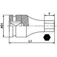 Tengtools - Tegtools 143980209 Impact Classe Hex 3/4 22mm 941522-C von TENGTOOLS