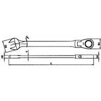 Tegtools 131890501 Combinada Key artikulierte Karraka 12mm 600512RF von TENGTOOLS