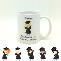 Tasse Zur "Bestandenen Prüfung" Mit Namen Personalisiert Motiv/Abschluss/ Ausbildung Studium von TENII
