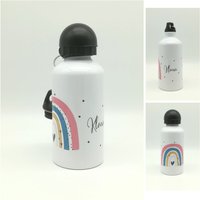 Trinkflasche Mit Namen "Regenbogen Rosa"/Individuell/ Flasche/ Kinder Trinkflasche 500Ml/ Kindergarten Schule Trinkflasche Mit Namen "Regenbogen Rosa"/Individuell/ Flasche/ Kinder Trinkflasche 500Ml/ Kindergarten Schule von TENII