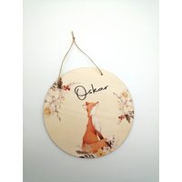 Türschild Kinderzimmer "Fuchs" Personalisiert Mit Namen Aus Holz/ Kinderzimmer/ Spielzimmer/ Türschild Kinderzimmer "Fuchs" Personalisiert Mit Namen Aus Holz/ Kinderzimmer/ Spielzimmer/ von TENII