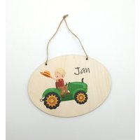 Türschild Kinderzimmer "Traktor Junge" Personalisiert Mit Namen Aus Holz/ Kinderzimmer/ Spielzimmer/ Türschild Kinderzimmer "Traktor Junge" Personalisiert Mit Namen Aus Holz/ Kinderzimmer/ Spielzimmer/ von TENII
