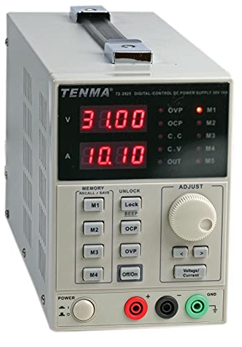 Netzteil, 0–30 V, 10 A, programmierbar, Tischnetzteil-Test, 1 x Menge – 72-2925 von TENMA