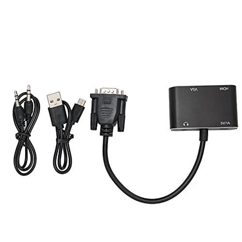 High-Definition-Multimedia-Schnittstellenadapter, umweltfreundlicher VGA-auf-High-Definition-Multimedia-Schnittstellen-VGA-Adapter für Office for Home von TENP