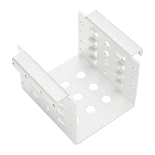 TENP 2,5-Zoll-Festplattenhalterung, SATA-IDE-UnterstüTzung FüR Einfache Installation 2,5-Zoll-Aluminium-Festplatten-Rack-Kabel FüR SSD (Silber) von TENP