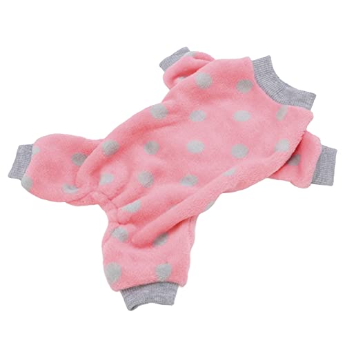 TENP Hunde-Strampler, Hundepyjama, 4-beiniger Plüsch für kleine, mittelgroße Hunde und Katzen(XL) von TENP