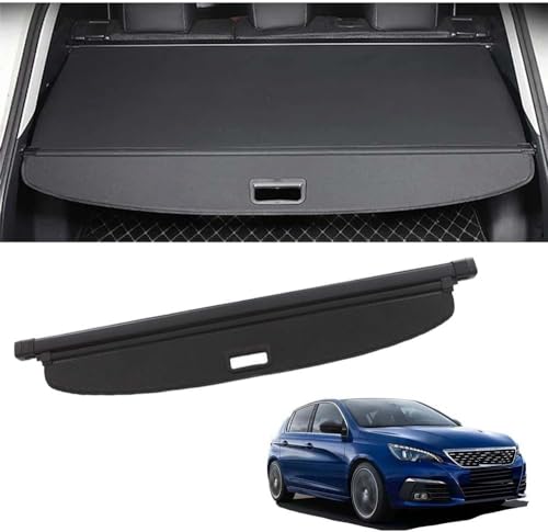 TENREV Laderaumabdeckung Kofferraum Schutz Abdeckung Cargo Cover für Peugeot 308 SW II (Phase II, 2017) Ausziehbar Kofferraumabdeckung Rollo von TENREV