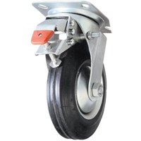 Lenkrolle mit Bremse Schwarz 125 mm Lenkrolle mit Bremse Schwarz 125 mm von TENTE