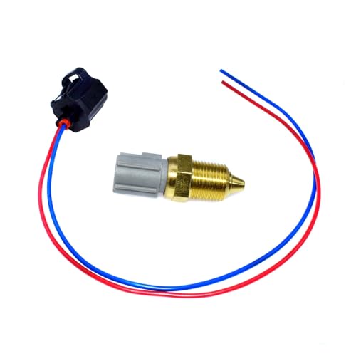 KüHlmitteltemperatursensor,Car Coolant Temperature Motorkühlmitteltemperatursensor mit Anschlusszopf Passend für 1995-2004 für Ford F-150 für Explorer Ranger 3F1Z12A648A, F5AF12A648AA(Sensor Plug Set) von TENVORA
