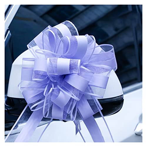 TENVORA Riesenschleife,Geschenkschleife Groß 10 stücke Große Auto Bogen Extra for Autos Geburtstag Weihnachten Geschenke Geschenkdekoration Hochzeit Zug Bögen(Purple) von TENVORA