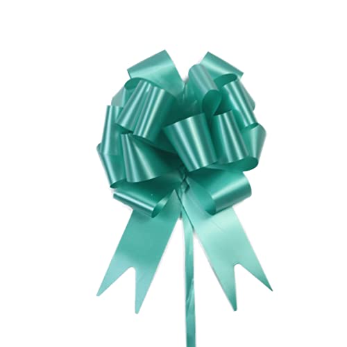 TENVORA Riesenschleife,Geschenkschleife Groß 10 stücke Hochzeit Pull Bogen bräuber Blume Auto Geschenke wrap Packing geburtstagsveranstaltungen Party liefert Valentines(Dark Green) von TENVORA