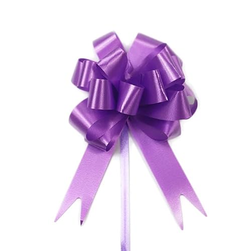 TENVORA Riesenschleife,Geschenkschleife Groß 10 stücke Hochzeit Pull Bogen bräuber Blume Auto Geschenke wrap Packing geburtstagsveranstaltungen Party liefert Valentines(Light Purple) von TENVORA