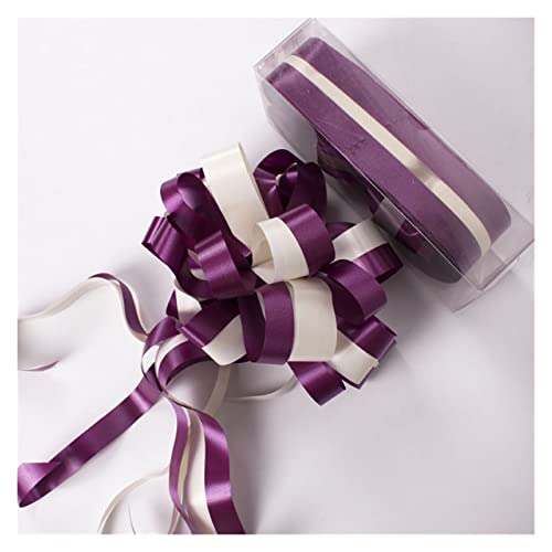 TENVORA Riesenschleife,Geschenkschleife Groß 10 stücke ziehen bogenbänder for Blume Wrapper Geschenk verpackung romantische Hochzeit Geburtstag Party dekor Hause Auto liefert(Red Wine) von TENVORA