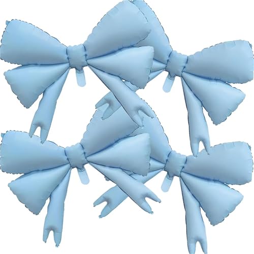 TENVORA Riesenschleife,Geschenkschleife Groß 6Pcs Große Bogen Ballon Matte Rosa Ballons Geburtstag Dekoration Hochzeit Party Hintergrund Liefert(2) von TENVORA