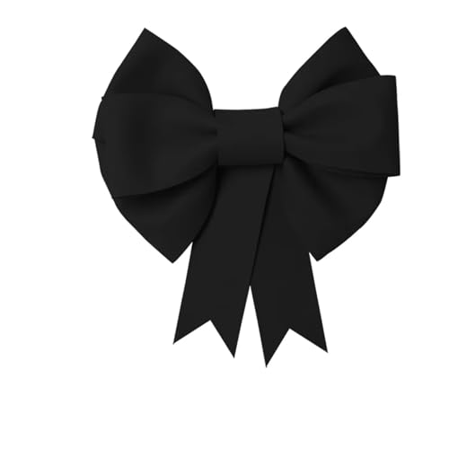 TENVORA Riesenschleife,Geschenkschleife Groß Dekoration Big Bow Eva Hochzeitsbogen Geburtstagsfeier Fest Anlass Riesen Bowknot(Black,75-100cm) von TENVORA