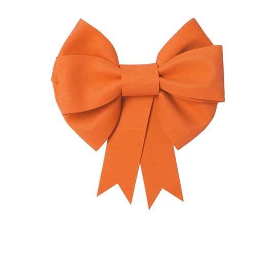 TENVORA Riesenschleife,Geschenkschleife Groß Dekoration Big Bow Eva Hochzeitsbogen Geburtstagsfeier Fest Anlass Riesen Bowknot(Orange,75-100cm) von TENVORA