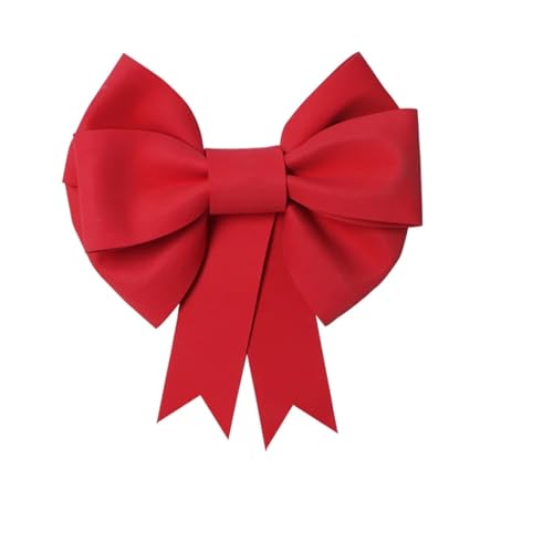 TENVORA Riesenschleife,Geschenkschleife Groß Dekoration Big Bow Eva Hochzeitsbogen Geburtstagsfeier Fest Anlass Riesen Bowknot(Red,45-65cm) von TENVORA