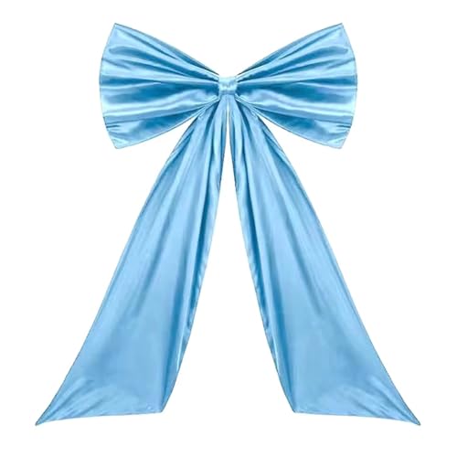 TENVORA Riesenschleife,Geschenkschleife Groß Rosa Große Schleife for Hintergrund Geburtstag Party Zimmer Wand Dekor Riesige Band Krawatte Hängen Geschenk(Sky Blue) von TENVORA