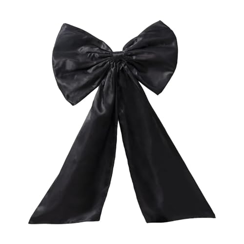 TENVORA Riesenschleife,Geschenkschleife Groß Schleifen-Dekor, Große Schleife for Zimmer, Riesige Wandschleife Mädchen Und Frauen, Heimdekoration(Black) von TENVORA