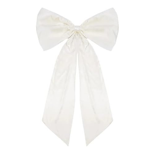 TENVORA Riesenschleife,Geschenkschleife Groß Schleifen-Dekor, Große Schleife for Zimmer, Riesige Wandschleife Mädchen Und Frauen, Heimdekoration(White) von TENVORA