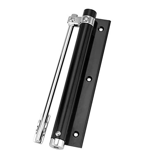 TüRschließEr,Türschließer für Innentüren Home Automatische selbstschließende Scharniertür in der Nähe des einzelnen Feders einstellbares leichte Leichtstil ohne Pufferfläche(Black) von TENVORA