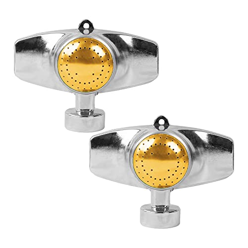2 Stück verstellbarer 360 Grad drehbarer Sprinkler für Kopf Metall Wassersprinkler kleine Fläche Hof Garten Wate Muster kleine Köpfe Ersatz Blumenbeet 2 Stück verstellbarer 360 Grad drehbarer Sprinkler für Kopf Metall Wassersprinkler kleine Fläche Hof Garten Wate Muster kleine Köpfe Ersatz Blumenbeet von TENYELE