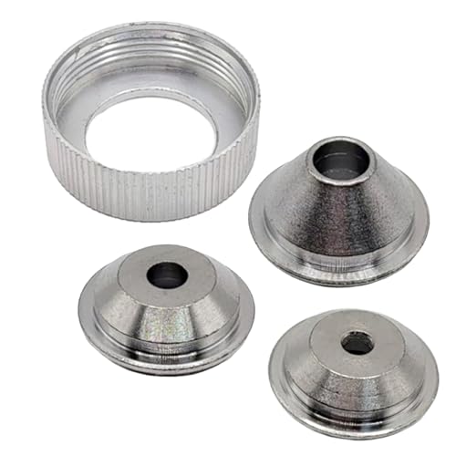 3/16 1/4 5/16inch Trockenbaute Textur Hoppers Öffnung Set 3 Düsen Tipps 1 Gewindekragen Für Wal Board Trockenbauwände Textur Öffnung Tippset Set von TENYELE