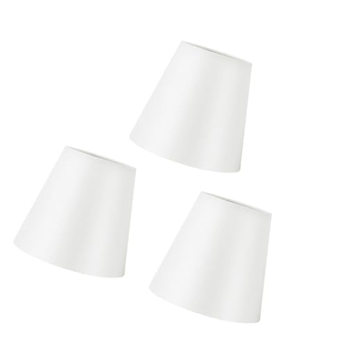 3 Packlampenschatten Clip Auf Lampenschatten Soft Lighting Decors PVC Stoff Textur Elegantes Zubehör PVC Stofflampenschirme 3 Packlampenschatten Clip Auf Lampenschatten Soft Lighting Decors PVC Stoff Textur Elegantes Zubehör PVC Stofflampenschirme von TENYELE