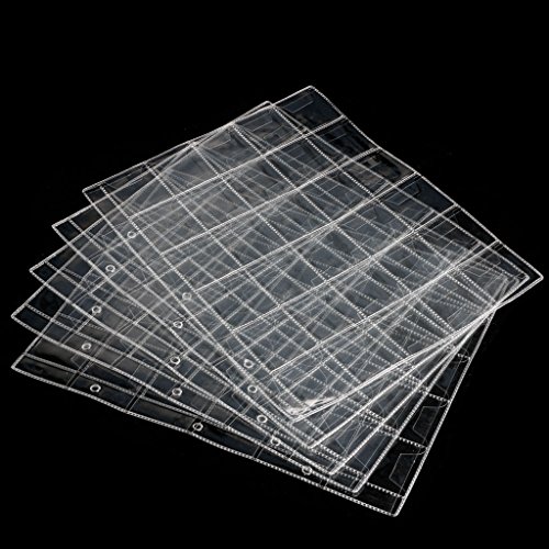 30 Taschen Münzsammelseiten Bindereinlagen Hüllen Halter Album Taschen Protektoren für Album Ordner Seiten Blätter 30 Taschen Münzsammelseiten Bindereinlagen Hüllen Halter Album Taschen Protektoren für Album Ordner Seiten Blätter von TENYELE