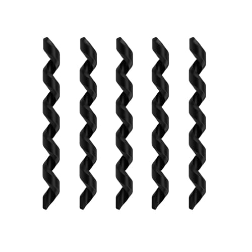 5 Stück elastische Gummi-Bremskabelhülsen für Fahrräder, einfache Installation, verbessert Bremsleitungsspiralen, Rohrschutzhülse von TENYELE