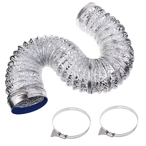 Aluminiumfolienschlauch doppellagig mit Stahldraht Abluftk Belüftung feuerfest hochtemperaturbeständig K Aluminiumfolienschlauch doppellagig mit Stahldraht Abluftk Belüftung feuerfest hochtemperaturbeständig K von TENYELE