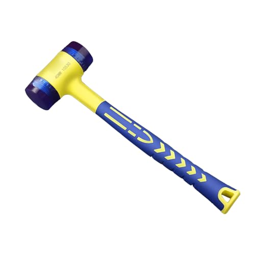 Antivibrationshammer, Bodenfliesen-Installationswerkzeug, verschleißfest, professionell, benutzerfreundlich, Passform für Uhren-Reparatur-Hardware, tragbarer Gummihammer von TENYELE