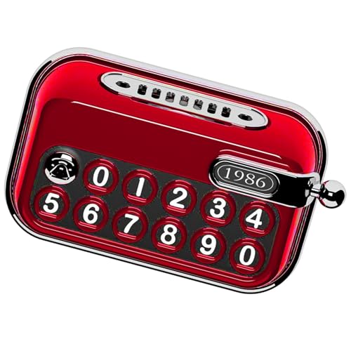Auto Dashboard Park Teller Mit Aromatherapies Temporäres Parkzeichen Multifunktionale Dekoration Elegantes Auto Interieur von TENYELE