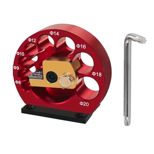 Dübelhersteller JIG 8mm-18mm Mit Metallschneider Elektrisch Bohrer Fräser Dübel Runde Stange Auxiliary Tool Holzbearbeitung Professioneller Schreiner von TENYELE