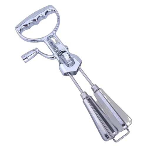 Eierschlägel Doppel Whipping Manueller Effizienter Rührer mit Griff zum Mischen und Schneebesen Praktische Eier Schneebesen Schneebesen für Haushalt Küche von TENYELE