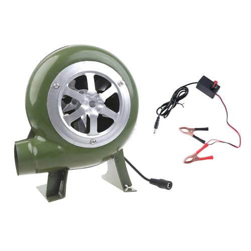 Elektrische BBQ Lüfter Luftgebläse Für Camping Barbecue Handheld Lüftungsgrill Grill Grill Barbecue Kochluftgebläse Lüfter Tragbar von TENYELE