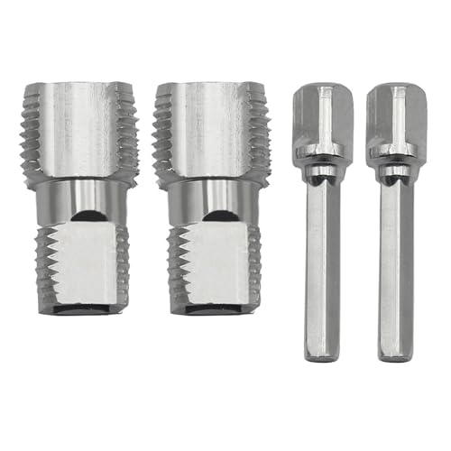 Elektrische Bohrmaschine Kompatible PVC Pipe Threader PVC Gewinde Maker Werkzeug Kunststoff Tap Würfelzubehör Professionelles Sanitärwerkzeug von TENYELE