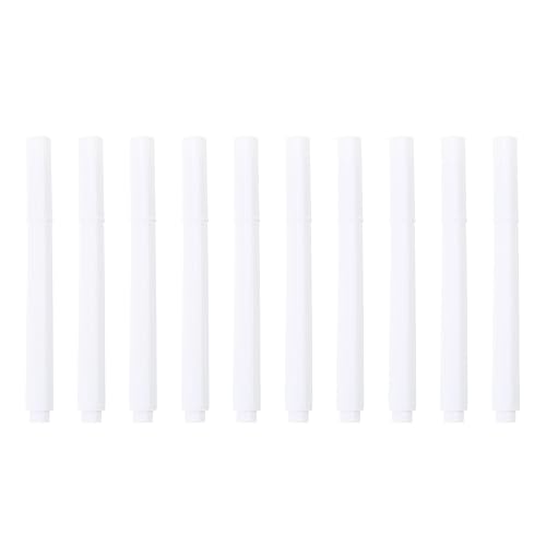 Feiner Markierungsstift, löschbar, weiß, Marker für Kreidetafel, Fenster, Glas oder abwaschbar, Marker, weiße Marker, löschbar, feine Spitze Feiner Markierungsstift, löschbar, weiß, Marker für Kreidetafel, Fenster, Glas oder abwaschbar, Marker, weiße Marker, löschbar, feine Spitze von TENYELE