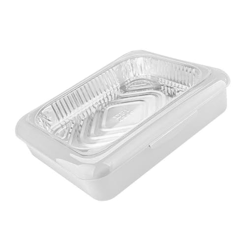Folien-Pfannen-Aufbewahrungsbehälter organisiert Einweg-Tabletts zum Backen, Servieren, einfache Reinigung, spülmaschinenfest, Reiselösung, mütterfreundlicher Küchenorganisator, Geschenk Folien-Pfannen-Aufbewahrungsbehälter organisiert Einweg-Tabletts zum Backen, Servieren, einfache Reinigung, spülmaschinenfest, Reiselösung, mütterfreundlicher Küchenorganisator, Geschenk von TENYELE