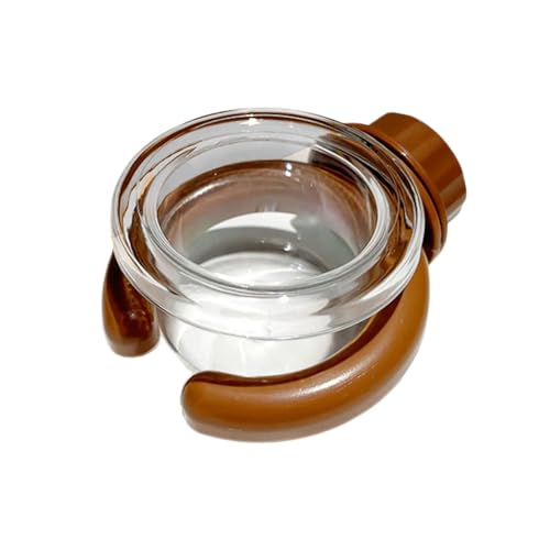 Futterschale für Vogelkäfig, mit Klemme, transparent, für Papageien, Nymphensittiche und kleine Vögel, mit Clip Futterschale für Vogelkäfig, mit Klemme, transparent, für Papageien, Nymphensittiche und kleine Vögel, mit Clip von TENYELE