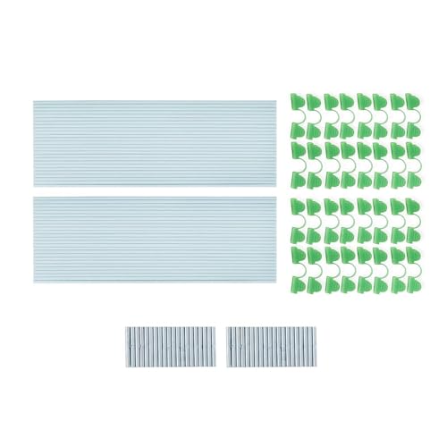 Gewächshausreifen für Hochbeete Grow Tunnel Rostfrei Fiberglas für Pflanzenabdeckung Obst Gemüse Garten Hoop Gewächshausreifen für Hochbeete Grow Tunnel Rostfrei Fiberglas für Pflanzenabdeckung Obst Gemüse Garten Hoop von TENYELE