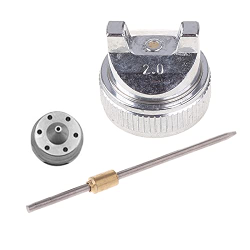 HVLP Spray H-827 Sprühdüse Lackiersprühspitze alte beschädigte Bürstendüse Ersatzset 0,2 cm Polieren Auto von TENYELE