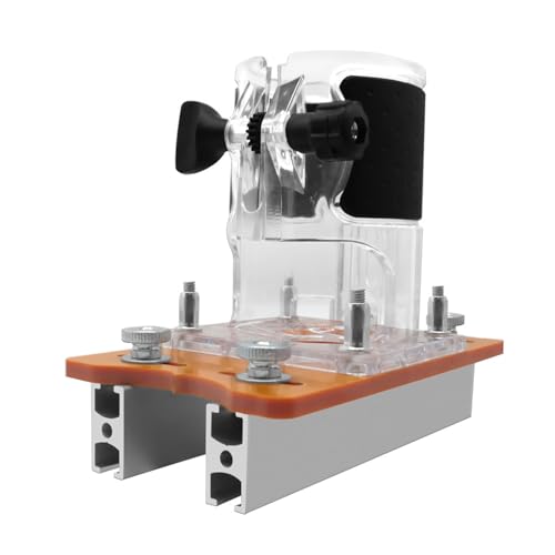Holzbearbeitung Trimmer Router Transparente Basis Elektrowerkzeug Schutzschild Holzbearbeitungstisch Zubehör Holzbasis Holzbearbeitung Trimmer Router Transparente Basis Elektrowerkzeug Schutzschild Holzbearbeitungstisch Zubehör Holzbasis von TENYELE