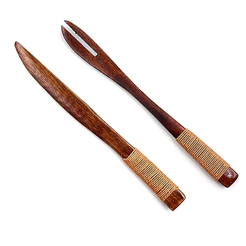 Holzmesser-Set für Kuchen, Cupcakes, Besteck, Party, Dessertgabel für Zuhause, Party, Dessertgabeln aus Holz Holzmesser-Set für Kuchen, Cupcakes, Besteck, Party, Dessertgabel für Zuhause, Party, Dessertgabeln aus Holz von TENYELE