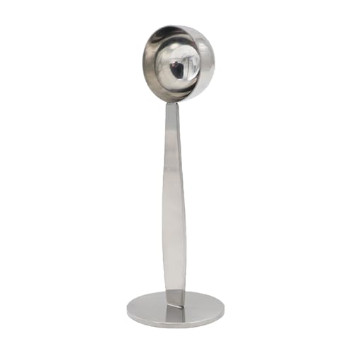 Kaffee-Tamper-Löffel, vielseitige Werkzeuge, Edelstahl-Löffel für genaue Messung und Stopfen, Doppelzweck-Kaffee-Tamper von TENYELE