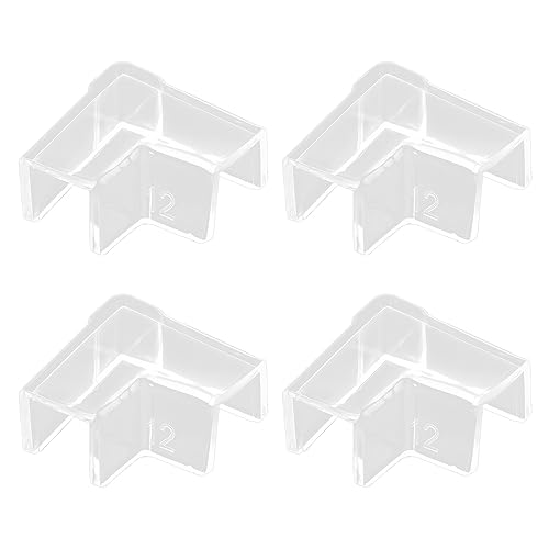 Kantenschutz für Aquarien, klare Werkzeuge, transparente Glasabdeckung, einfache Installation, Eckkantenschutz für Aquarien, 4 Stück Kantenschutz für Aquarien, klare Werkzeuge, transparente Glasabdeckung, einfache Installation, Eckkantenschutz für Aquarien, 4 Stück von TENYELE