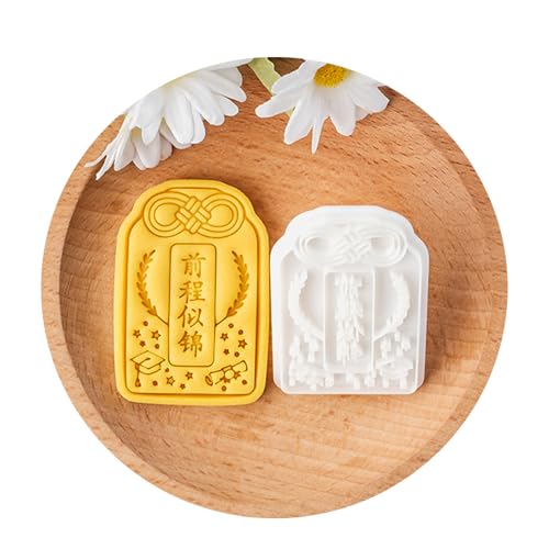 Keks-Prägestempel mit schönem Muster, zum Schulabschluss, Keksbacken, geprägte Backformen für Enthusiasten, unverwechselbarer Keksstempel von TENYELE