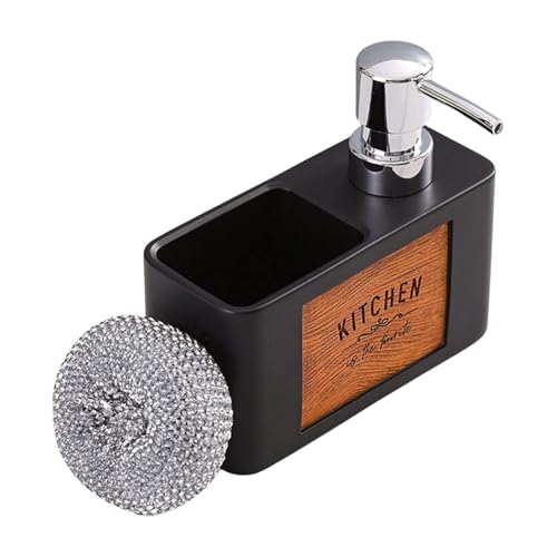 Küchenseifenspender-Set mit Schwammbehältern, 2-in-1-Seifenspender-Set für Küchenspüle, Badezimmer, Küchenhelfer von TENYELE