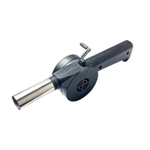 Leichter Handluftgebläse, handbetriebener Grillventilator, einfach zu tragen, keine Batterien oder Stromquelle für Camping, Kochen, variable Geschwindigkeitsgebläse Leichter Handluftgebläse, handbetriebener Grillventilator, einfach zu tragen, keine Batterien oder Stromquelle für Camping, Kochen, variable Geschwindigkeitsgebläse von TENYELE